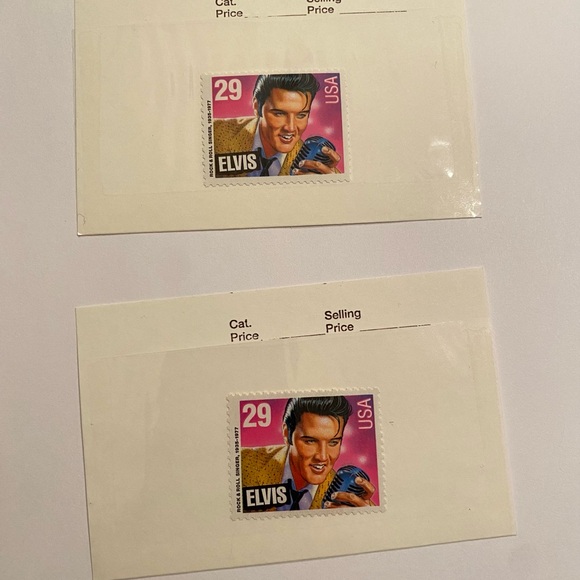 Elvis 1993 U.S Postal Service Stamp X 2 - Picture 2 of 4